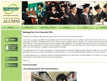 Tablet Screenshot of alumni.wou.edu.my